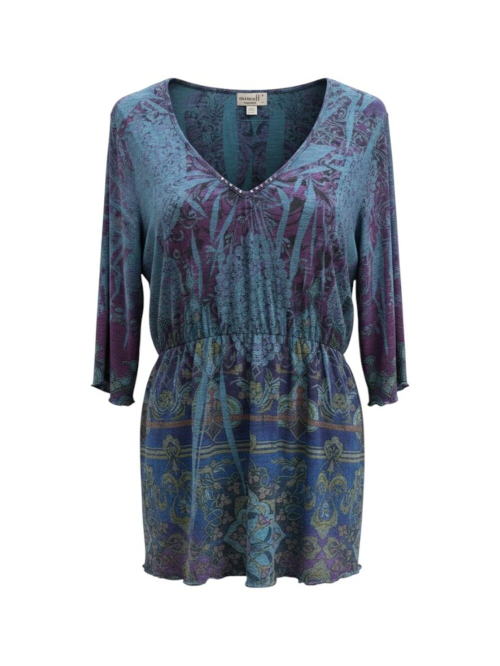 One World Tunic Top Size S Multicolor - Picture 1 of 9